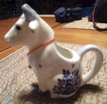 Delft Blue Cow Creamer