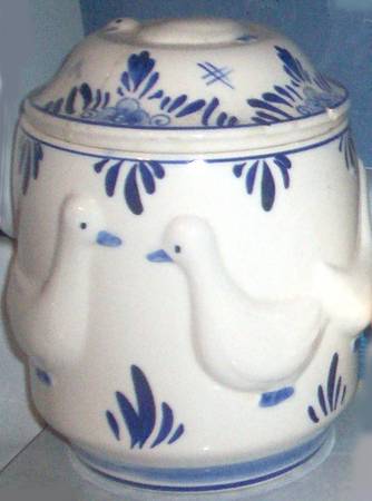 Delft Blue Extra Large Canister & Lid
