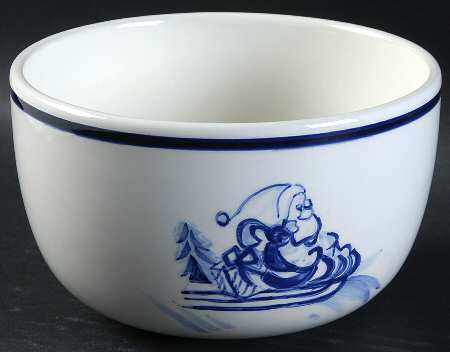 Bistro Christmas Fruit/Cereal Bowl