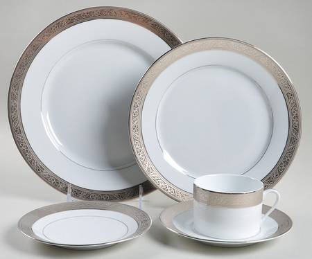 Trianon Platinum 5 Piece Place Setting
