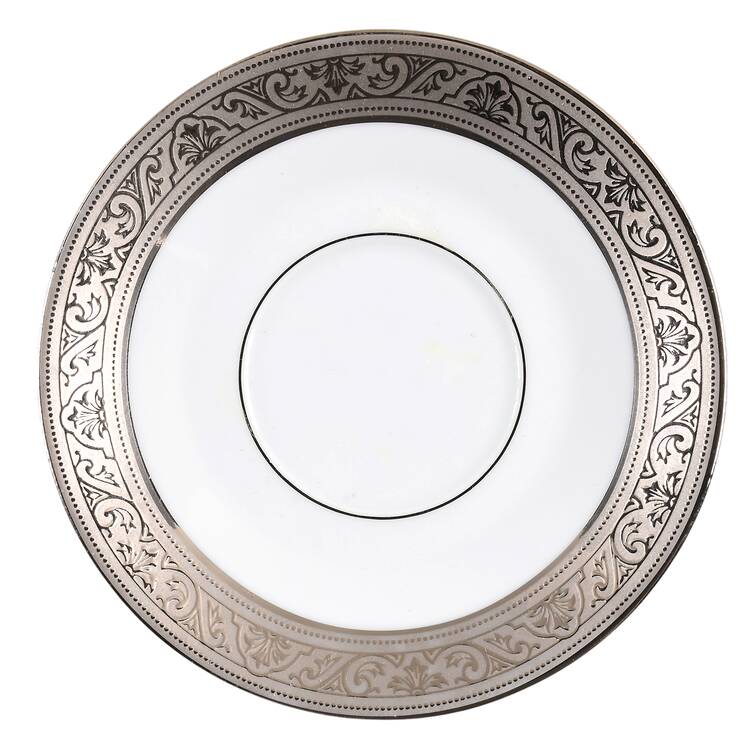 Trianon Platinum Saucer for Demitasse Cup