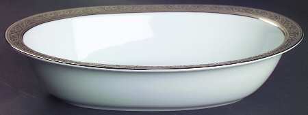 Trianon Platinum 10" Oval Vegetable Bowl