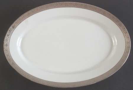 Trianon Platinum 15" Oval Serving Platter