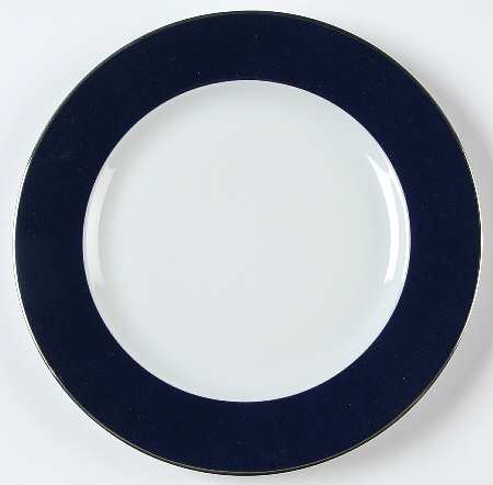 Indienne Bleu Marine (Navy Blue) Salad Plate