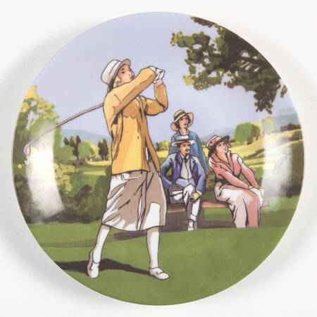 Golfers Canape Plate
