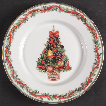 Nordic Holiday (Fruit Tree) Bread & Butter Plate
