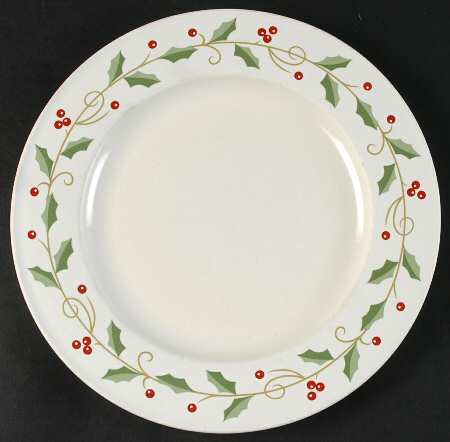 Rondure Holly Luncheon Plate