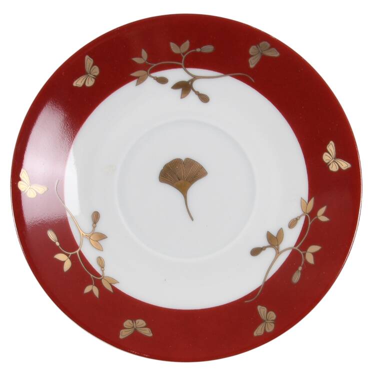 Ginkgo Saucer for Demitasse Cup