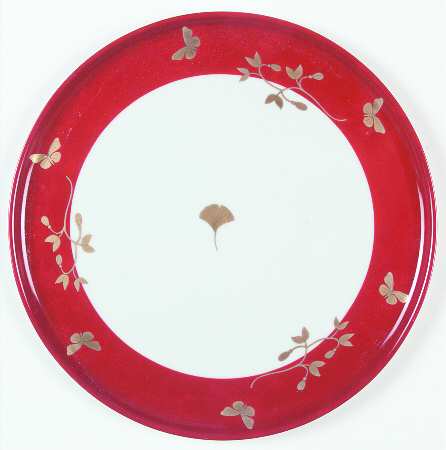 Ginkgo Cake Plate