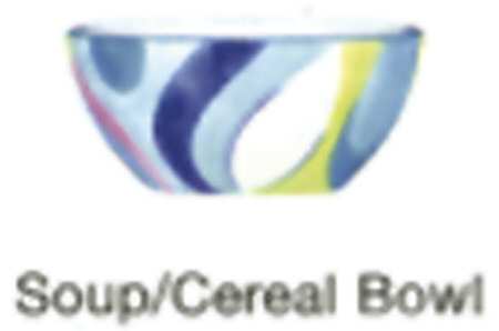 Thoroughly Modern Mod Soup/Cereal Bowl