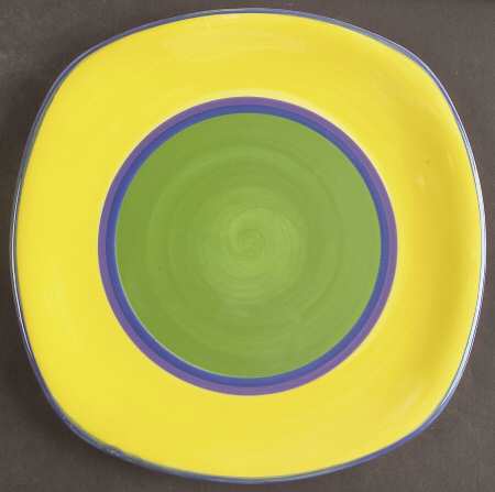 Caribe Jamaica Jade Square Salad Plate