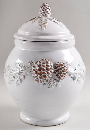 White Pine Cookie Jar & Lid