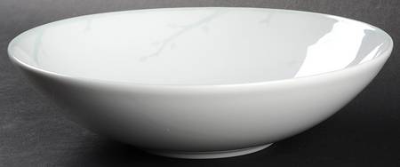 Wild Willow (Green Trim) Coupe Soup Bowl