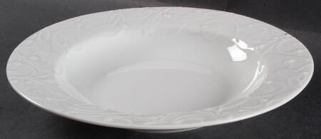Floating Leaves Large Rim Soup Bowl