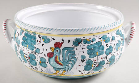 Green Rooster (Orvieto) Tureen No Lid