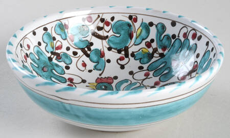 Green Rooster (Orvieto) Fruit/Dessert (Sauce) Bowl