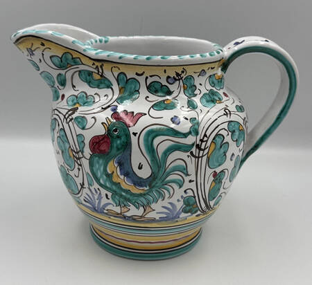 Green Rooster (Orvieto) 48 Oz Pitcher