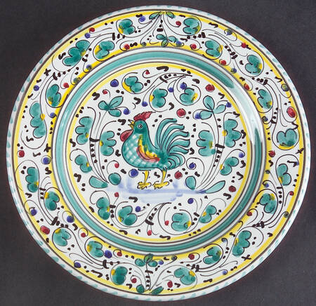 Green Rooster (Orvieto) Salad Plate
