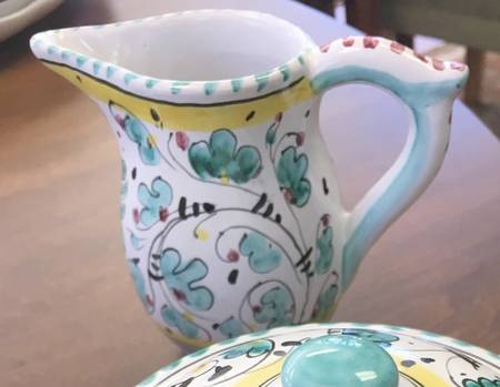 Green Rooster (Orvieto) Pitcher