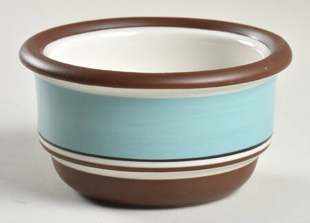 Stacking Stripe Teal Sugar Bowl No Lid