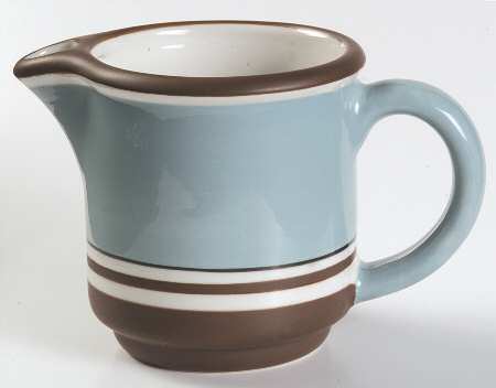 Stacking Stripe Teal Creamer by Dansk