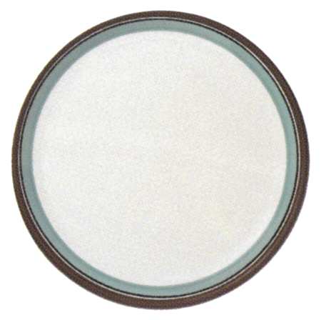 Stacking Stripe Teal Dinner Plate