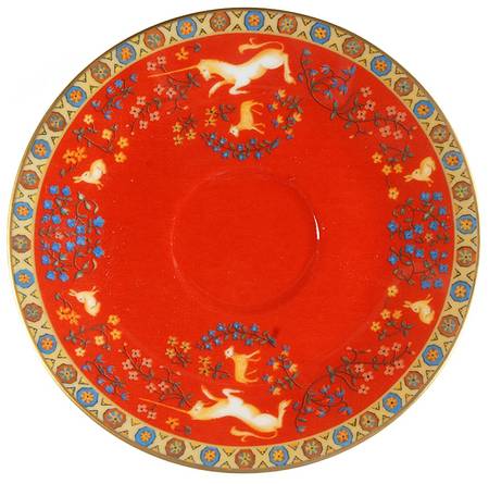 Dame a la Licorne (Restaurant) Saucer