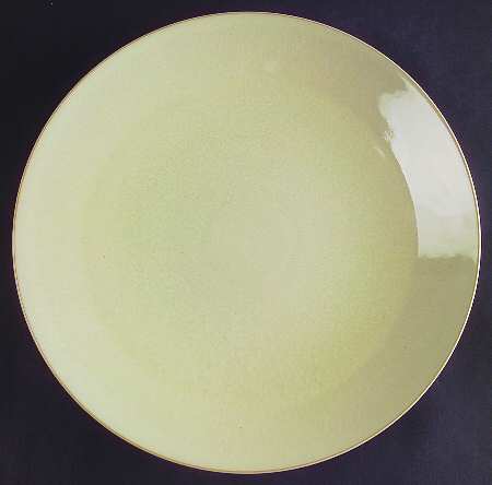 Drama Cream Deep Dinner Plate