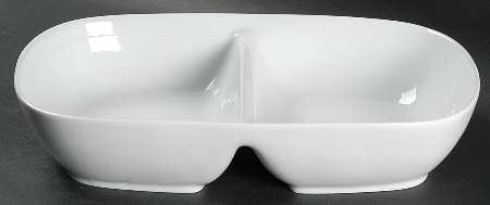 Precision Rectangular Divided Vegetable Bowl