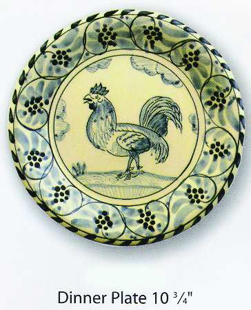Rooster Dinner Plate