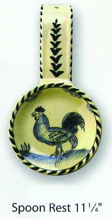 Rooster Spoon Rest/Holder (Holds 1 Spoon)