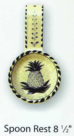 Pineapple Spoon Rest/Holder (Holds 1 Spoon)