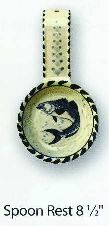 Fish Spoon Rest/Holder (Holds 1 Spoon)