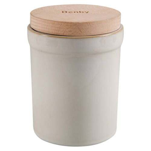 Linen 6" Storage Jar & Lid
