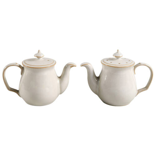 Linen Figural Salt & Pepper Set by Denby-Langley