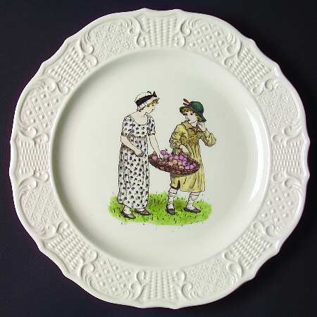 Kate Greenaways Almanack Dinner Plate