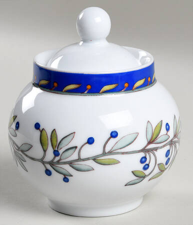 Sageberry Sugar Bowl & Lid