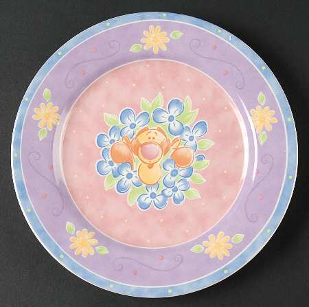 Pooh Bouquet Salad Plate