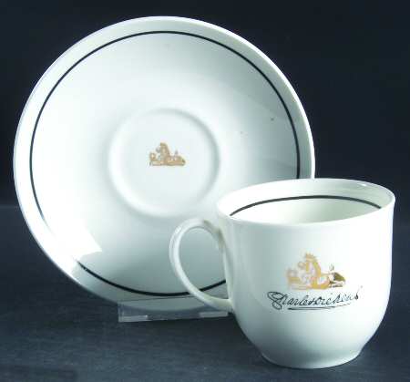 Charles Dickens Heritage Flat Cup & Saucer Set