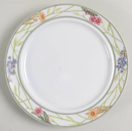 Cafe Floral Bread & Butter Plate