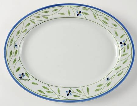 DAN99 14" Oval Serving Platter