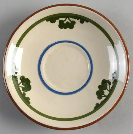 Torquay Devon Motto Ware Saucer for Flat Cup