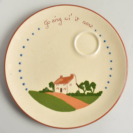 Torquay Devon Motto Ware Snack Plate