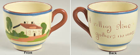 Torquay Devon Motto Ware Footed Cup