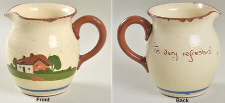 Torquay Devon Motto Ware Creamer