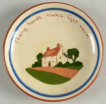 Torquay Devon Motto Ware Mint Dish