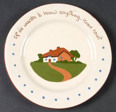 Torquay Devon Motto Ware Bread & Butter Plate