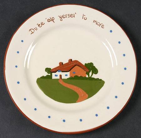 Torquay Devon Motto Ware Bread & Butter Plate