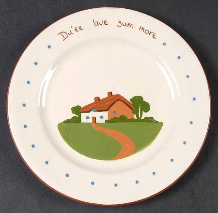 Torquay Devon Motto Ware Bread & Butter Plate