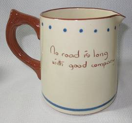 Torquay Devon Motto Ware 28 Oz Pitcher